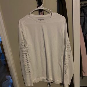Calvin Klein Jeans White Long Sleeve T-Shirt Large